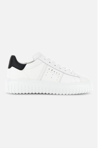 H-Stripe Leather Sneakers