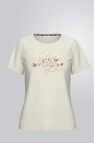 Bombažna majica s potiskom