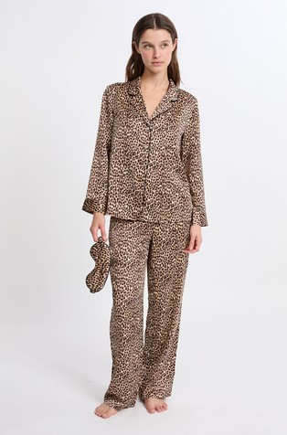 Sidera 2-Piece Pyjama Set with Patterns and Mask