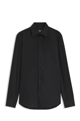 Slim fit srajca iz bombažnega poplina