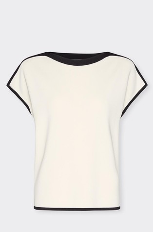 Dvobarvna majica iz viskozne mešanice