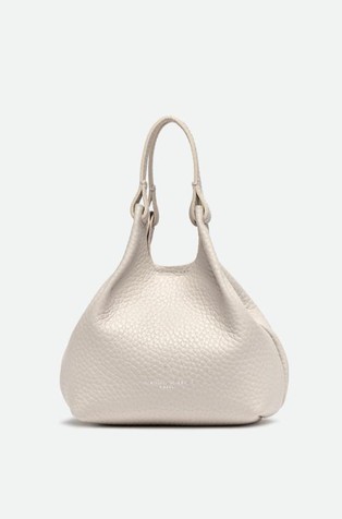 Dua laminated leather mini bag