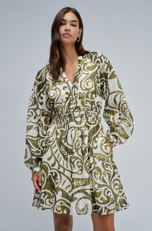 Short printed dress