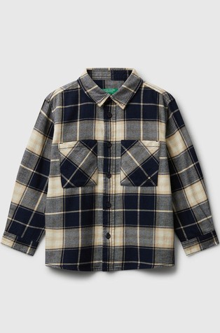 Cotton check shirt