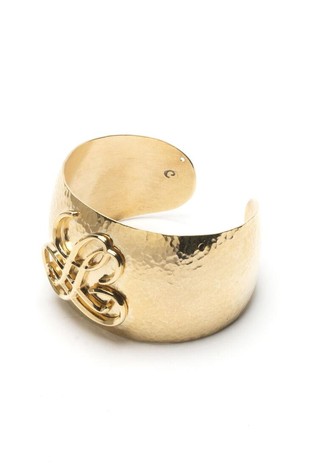 Monogram cuff bracelet