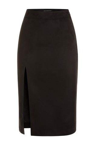 Faux suede skirt
