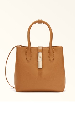 Small leather tote