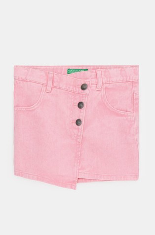 Denim mini krilo z gumbi