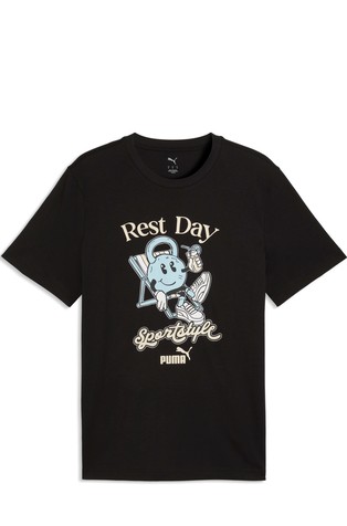 Bombažna majica s kratkimi rokavi in potiskom