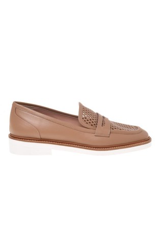 Mannish Loafer Shoes In Calfskin