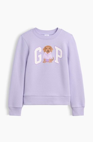 Gap logo pulover s potiskom za deklice