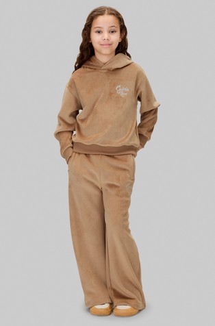 2-delni komplet iz rebrastega velurja