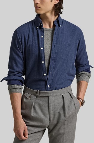 Custom fit bombažna srajca