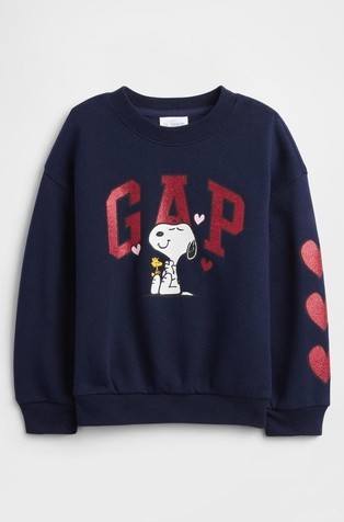 Snoopy Gap logo pulover za malčice