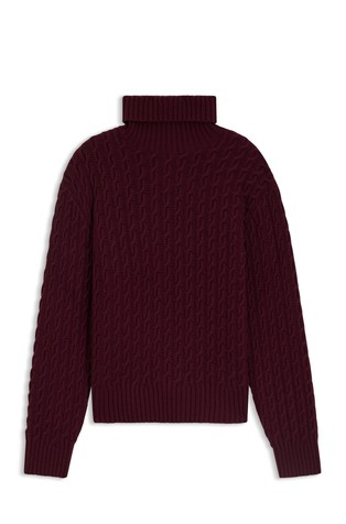 Beckham x Boss pleten pulover iz volne in kašmirja