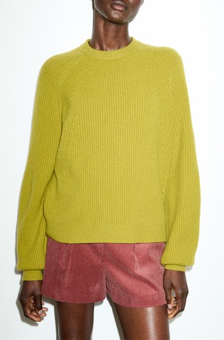 Oversized wool and cashmere jumper