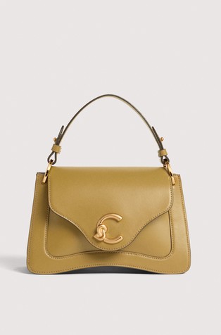 C-Me Small Leather Shoulder Bag