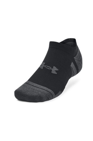 UNDER ARMOUR Performance Tech 3-Pack No Show Socks Black 4