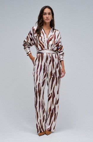 Animal print jumpsuit