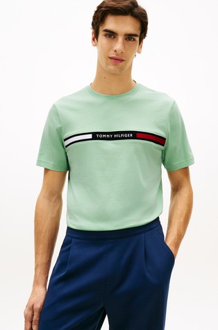 Logo majica s kratkimi rokavi iz jerseya