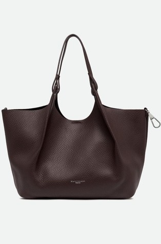 Dua leather shoulder bag