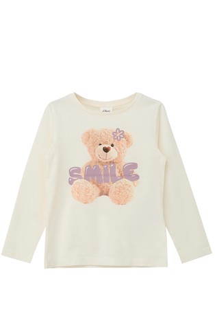 Longsleeve with bear front print