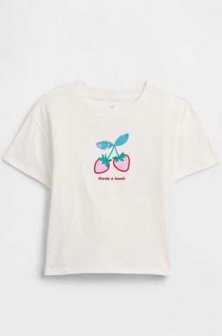 Oversized fit majica s kratkimi rokavi za deklice