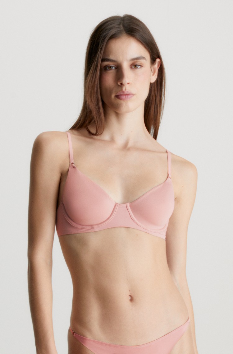 CALVIN KLEIN Demi Plunge Bra - Minimalist Subdued 