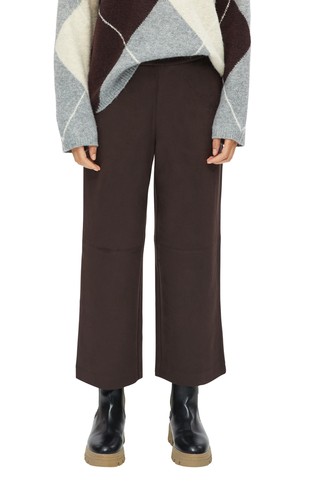 Suede-look culottes