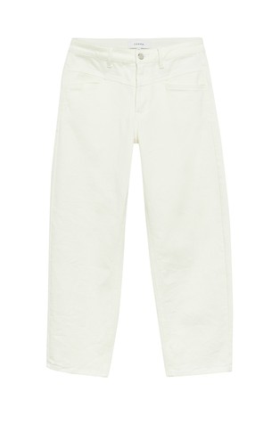 Cropped jeans trousers
