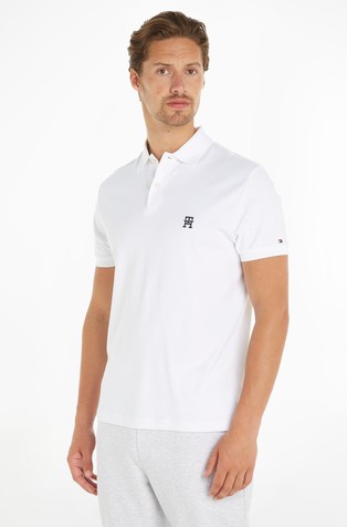 TH Monogram regular fit polo majica s kratkimi rokavi