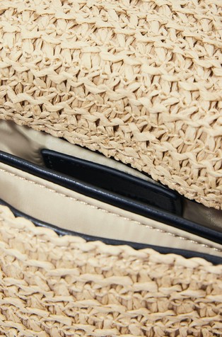 DESIGUAL Večnamenska torbica iz rafije Bež - Beige 5