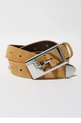 Suede belt