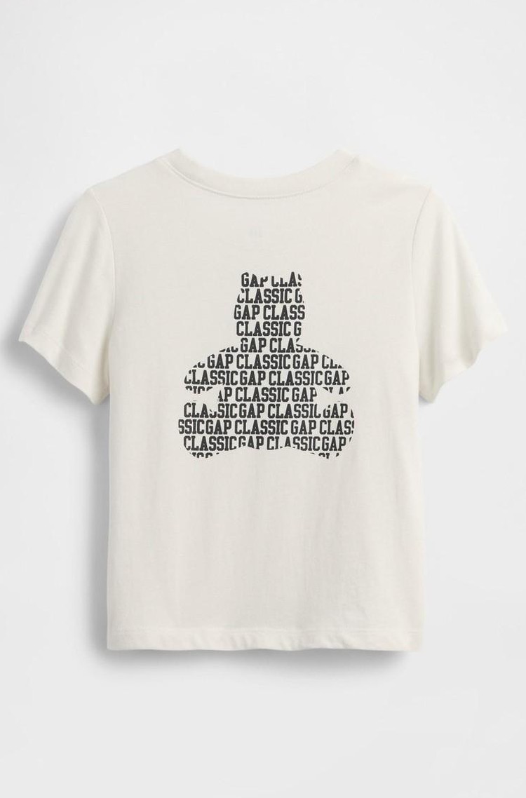 GAP babyGap Brannan Bear Pocket And Back Print T-Shirt Carls Stone 