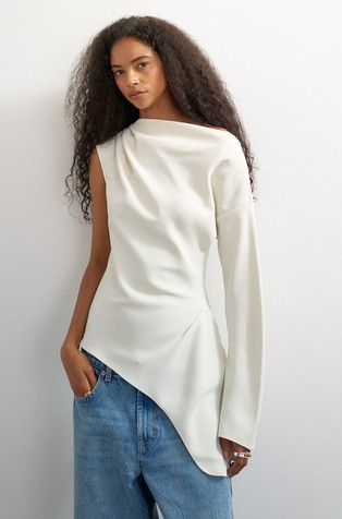 TSTENA one shoulder top