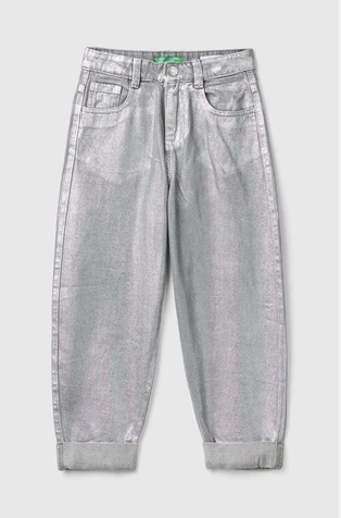 Relaxed fit bombažne jeans hlače