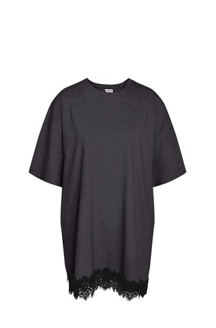 NMEASY T-shirt with lace trim