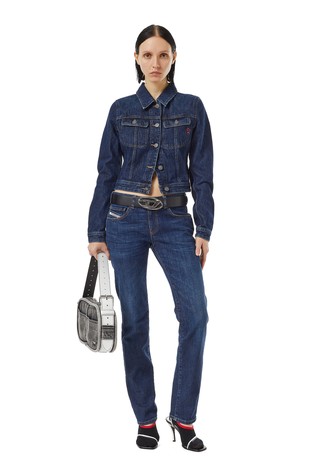 DIESEL Straight jeans - 2002 09B90 Dark Blue 6