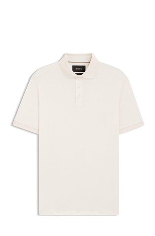 Regular fit polo majica iz merceriziranega bombaža