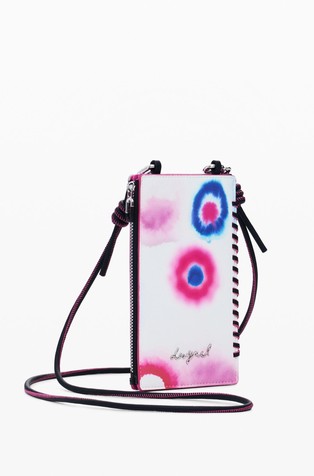 DESIGUAL Medium smooth convertible wallet with tie-dye print Multi 3
