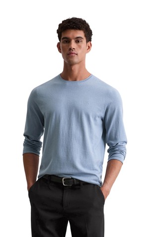 Sweater in organic cotton-cashmere blend