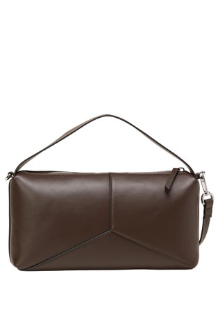 MARC O'POLO Small shoulder bag in faux leather Dark Brown 3