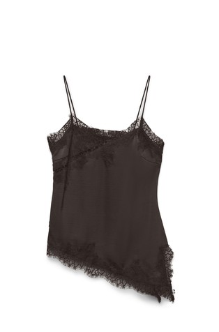 VMJULIA asimetričen top s čipko