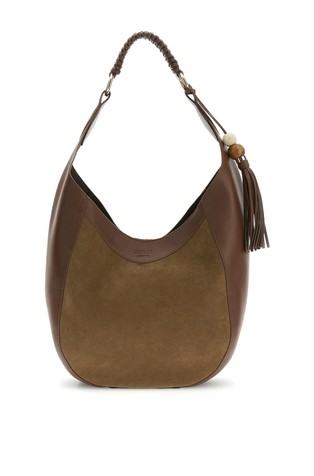 Nina Leather Hobo Bag