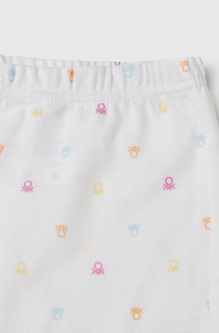 BENETTON Pyjamas with logo print White 3