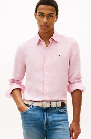 Regular fit lanena srajca