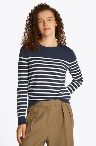 Crew Neck Cotton Jumper