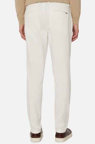 BOGGI MILANO Slim fit Stretch Cotton Trousers White 2