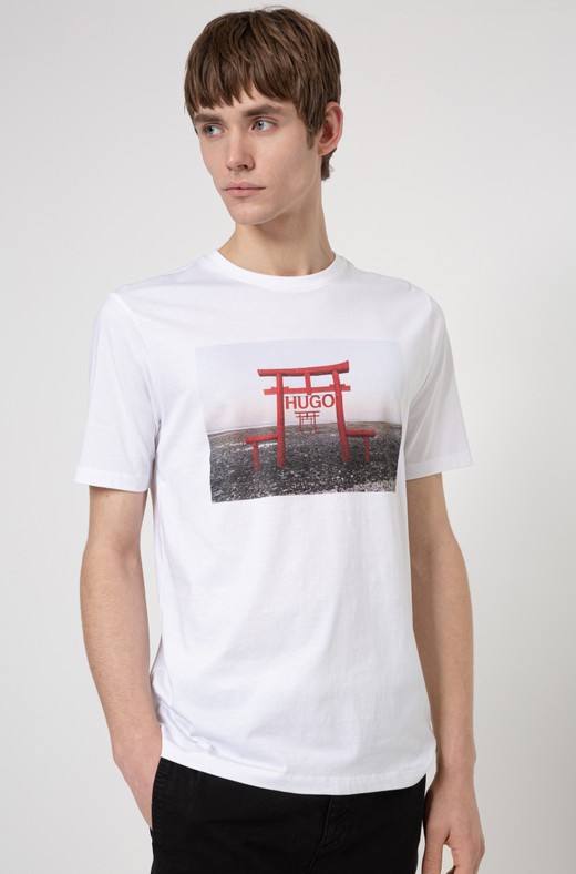 hugo boss muscle fit t shirt