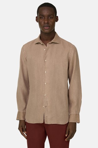Regular fit lanena srajca